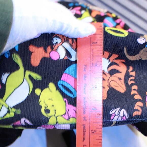 Disney Loungefly Winnie The Pooh Characters Black Large Nylon Backpack 01220316 - Picture 16 of 16